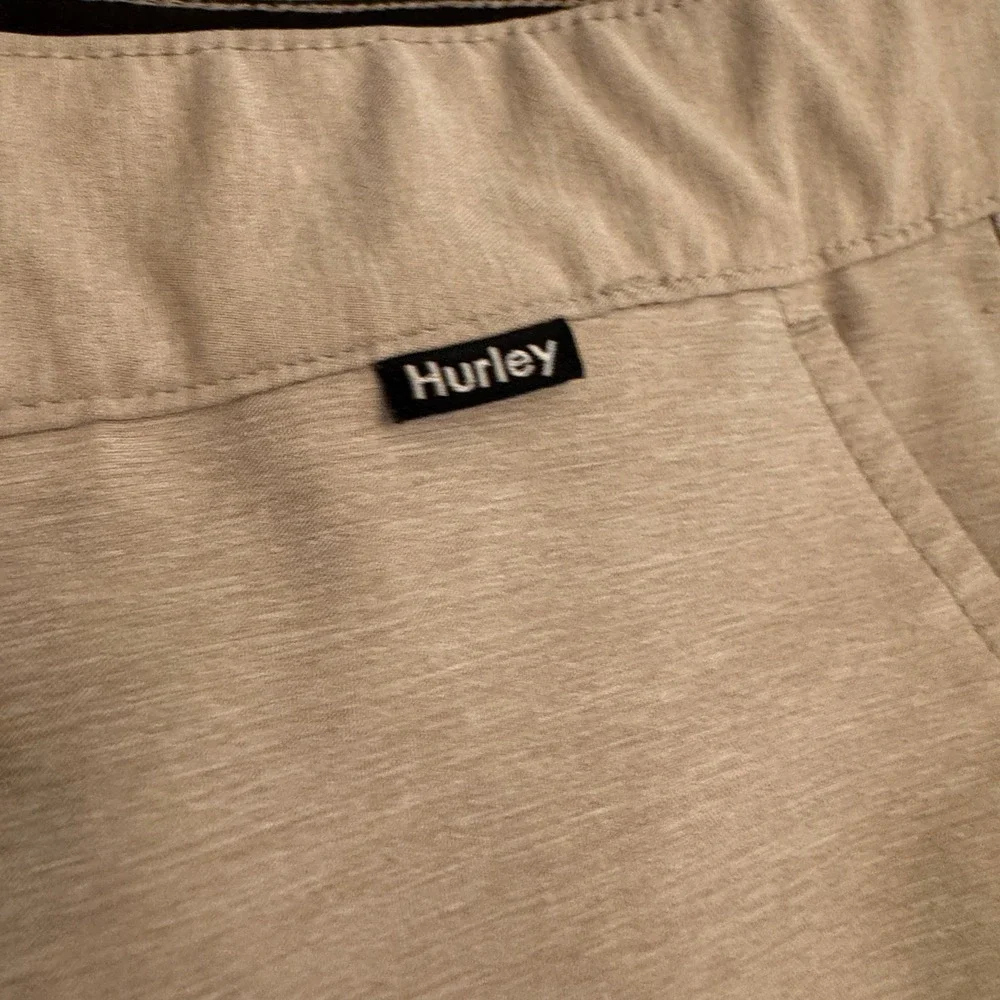 Hurley Mens Hybrid Spacedye Walk Shorts Khaki Tan Size 34 HMS23-03349